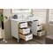 James Martin Vanities Palisades 48in Single Vanity, Bright White w/ 3 CM Eternal Jasmine Pearl Quartz Top 527-V48-BW-3EJP - alternate 5